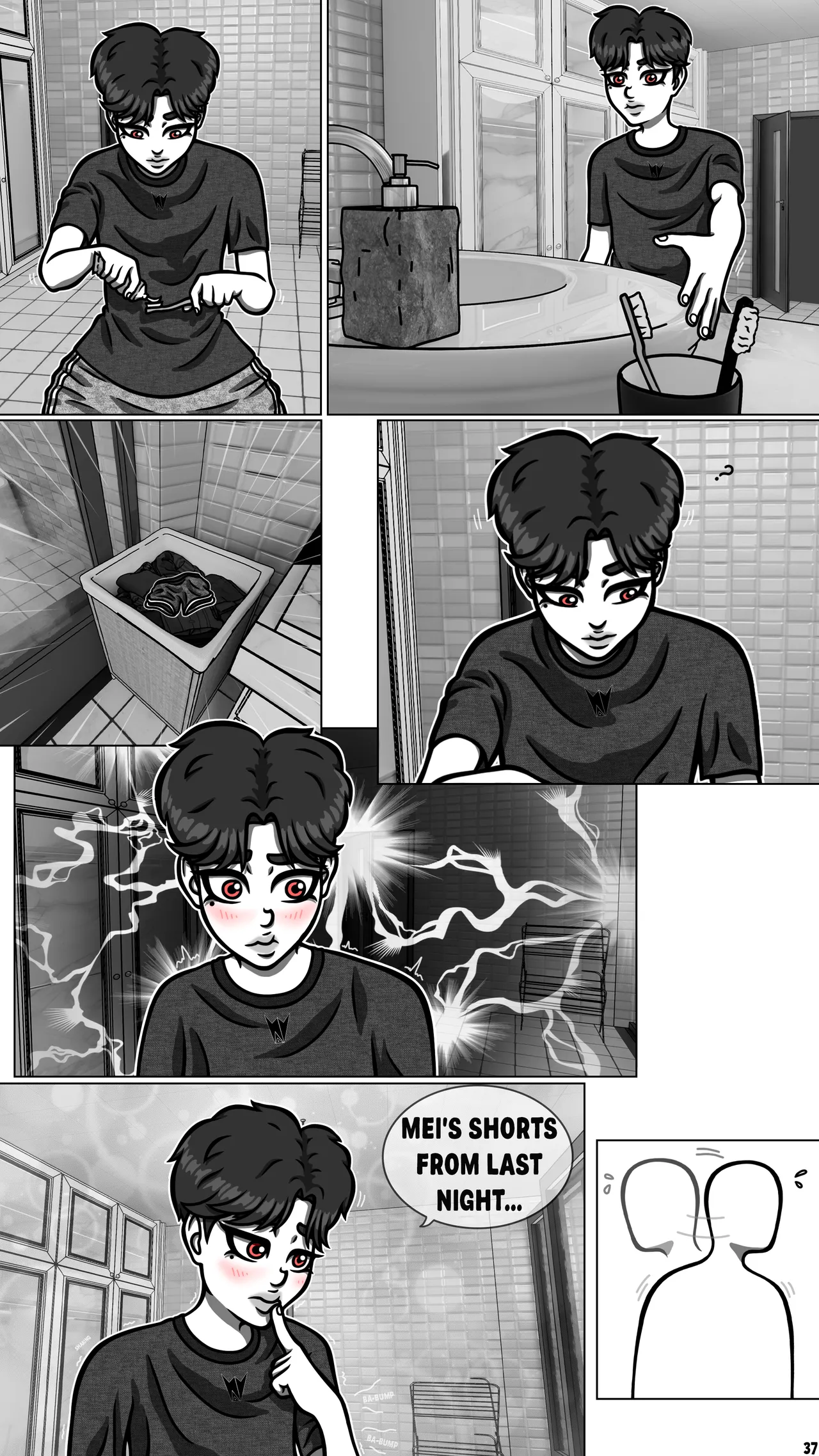 My Goth Futa Sis Is Huge porn comic picture 39