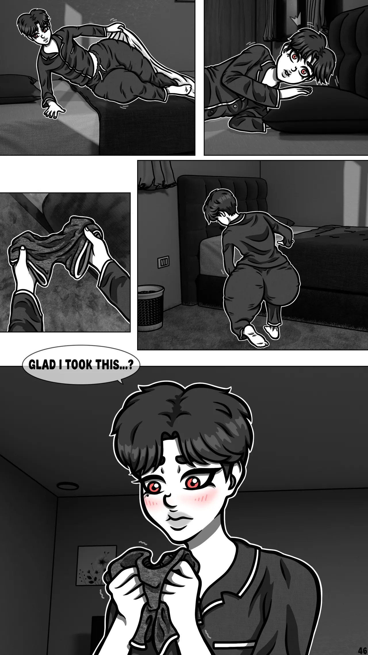 My Goth Futa Sis Is Huge porn comic picture 48