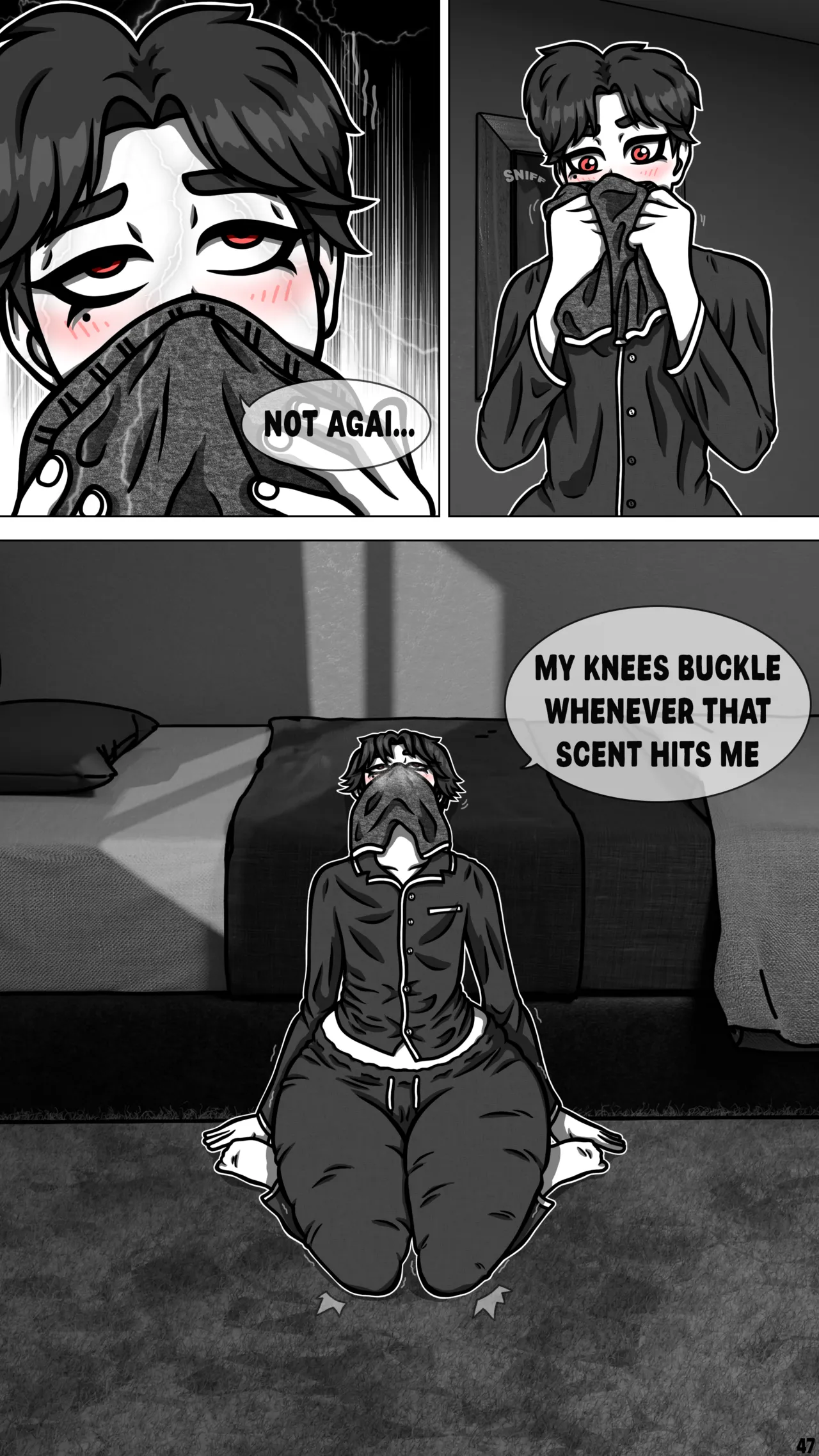 My Goth Futa Sis Is Huge porn comic picture 49