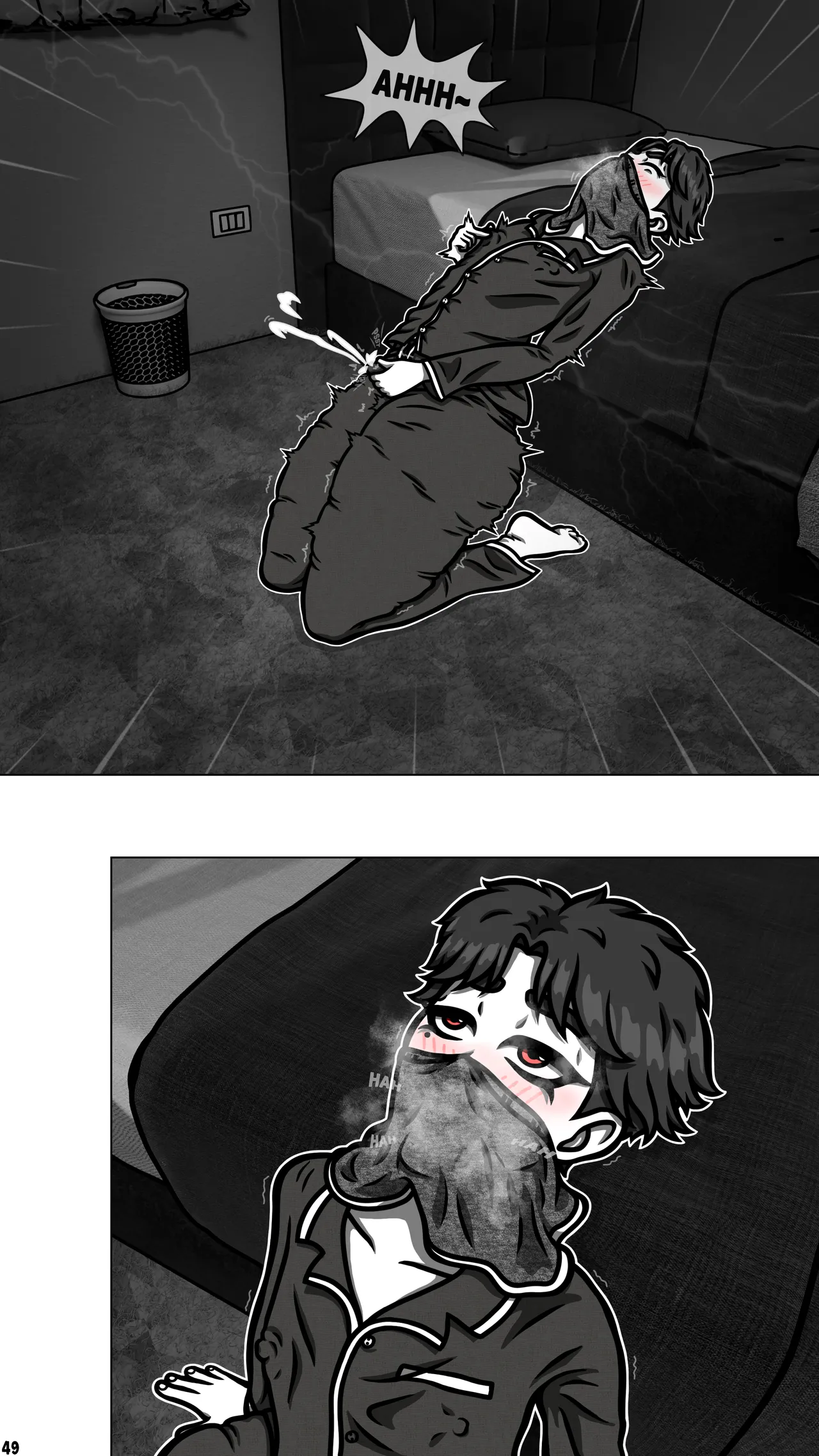 My Goth Futa Sis Is Huge porn comic picture 51