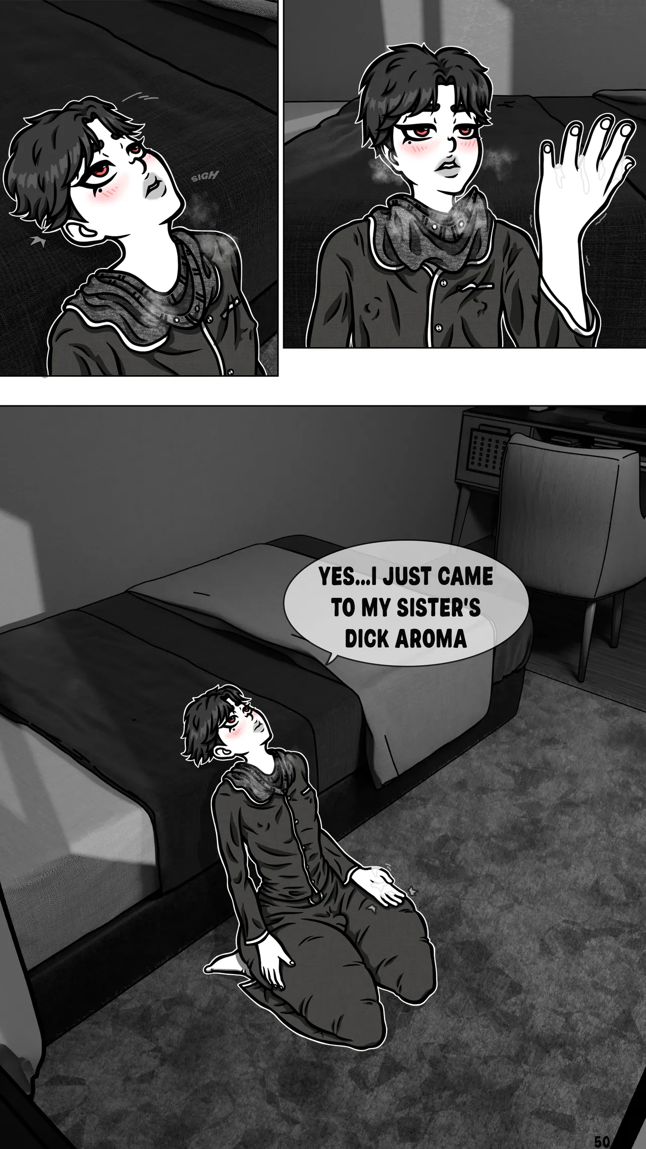 My Goth Futa Sis Is Huge porn comic picture 52