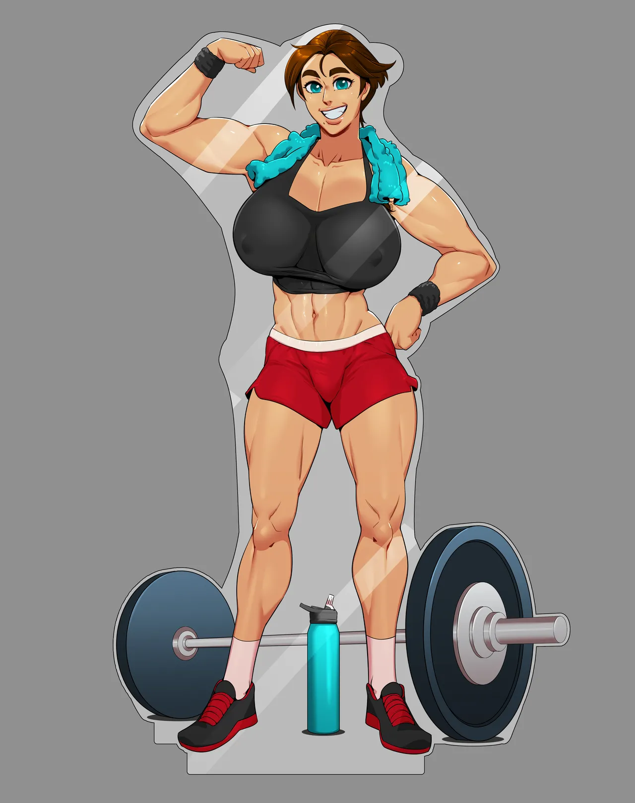 My Gym Partner is an MMA Star porn comic picture 4