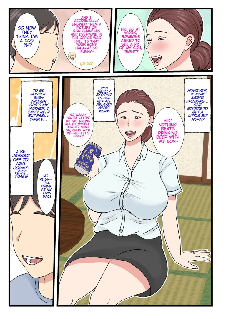 My mom is so sexy when she's drunk. Complete edition porn comic picture 4