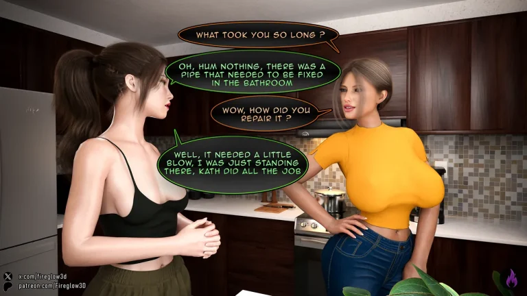 My neighbor didn't know I'm a futa porn comic picture 84