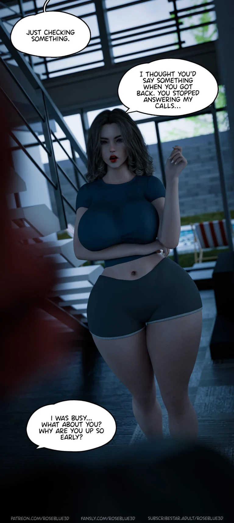 My Neighbors Widow 46 porn comic picture 6