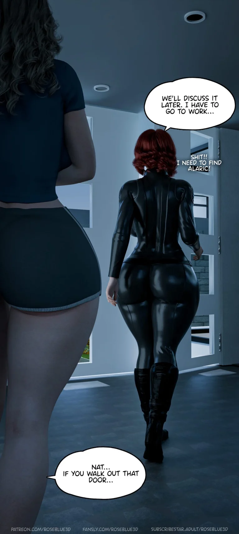 My Neighbors Widow 46 porn comic picture 8