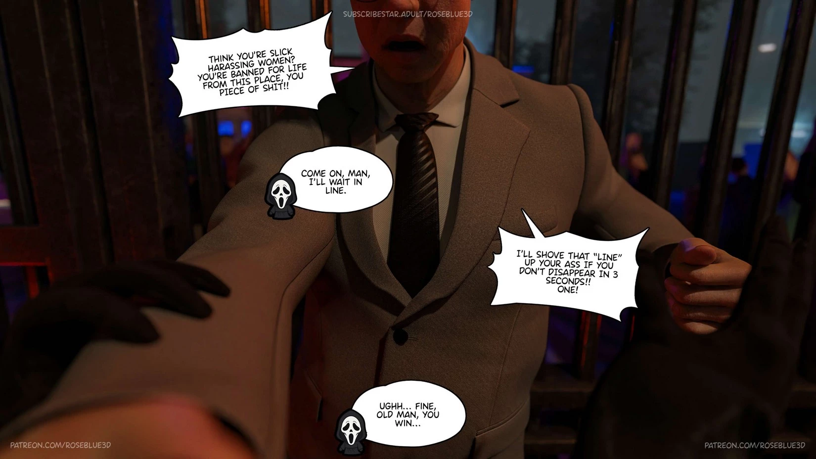 My Neighbors Widow Sinister Confusion porn comic picture 11