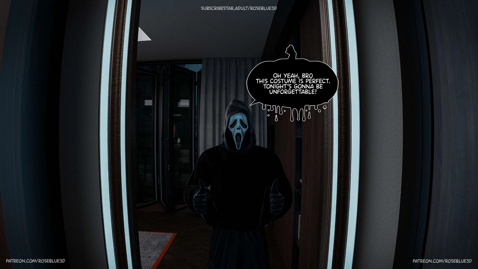 My Neighbors Widow Sinister Confusion porn comic picture 3