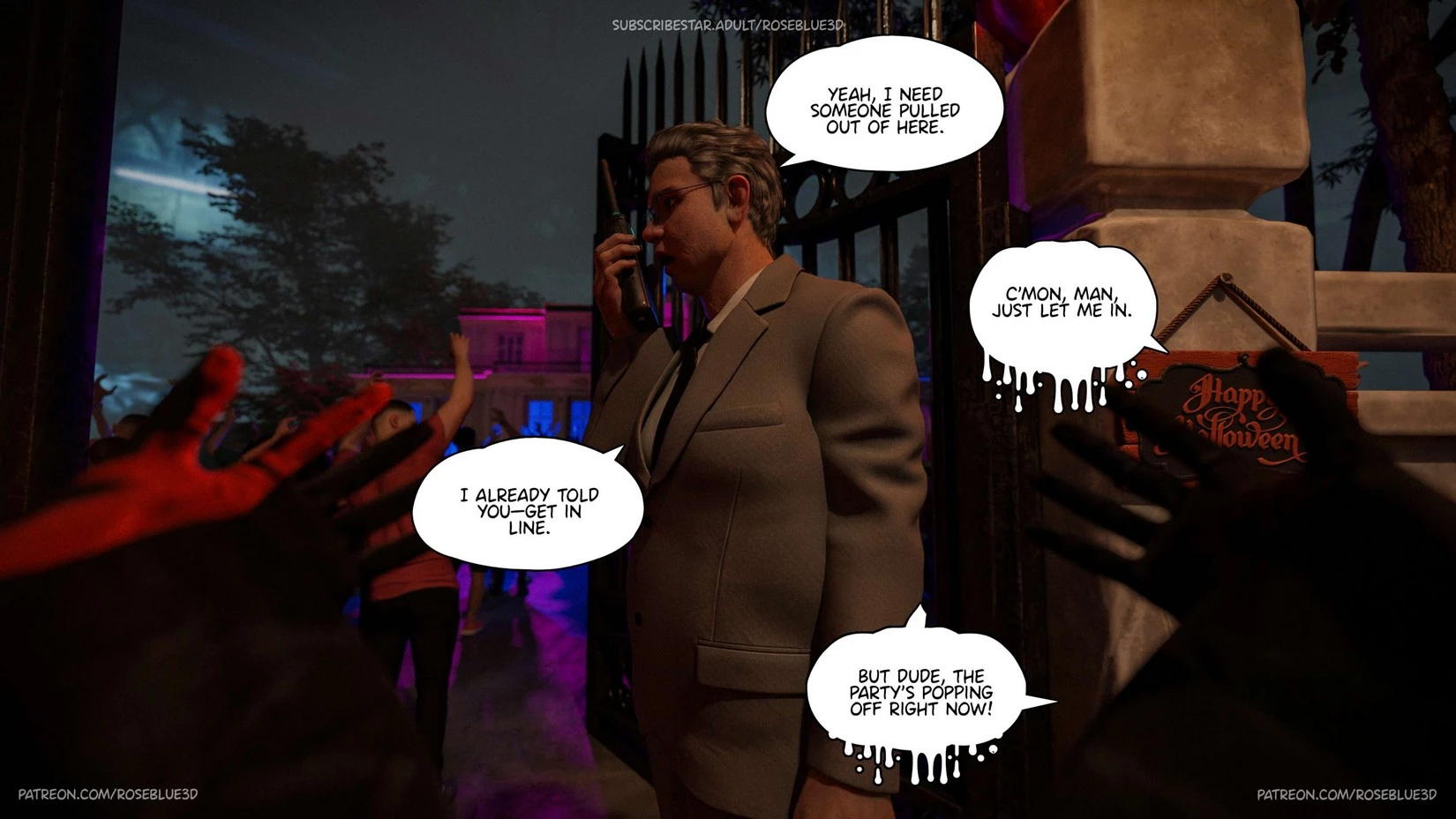 My Neighbors Widow Sinister Confusion porn comic picture 5