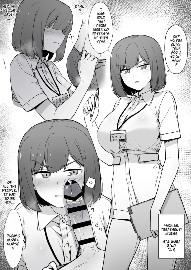My Nurse Takes Care of My Sexual Needs With A Disgusted Look On Her Face porn comic picture 1