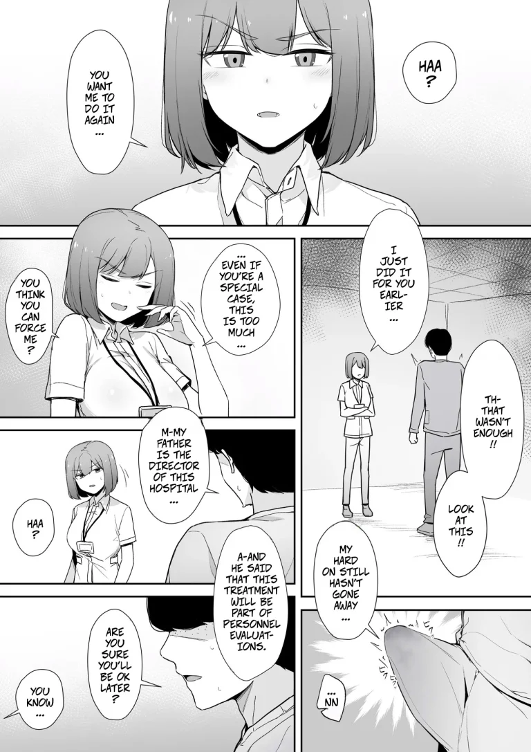 My Nurse Takes Care of My Sexual Needs With A Disgusted Look On Her Face porn comic picture 8