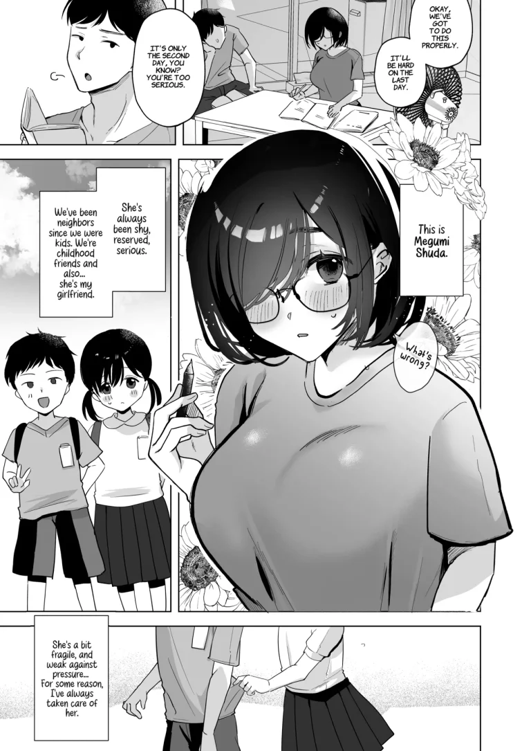 My Plain Girlfriend Is That Guy's Personal Fucktoy For The Summer Break | Ore no Jimi Kanojo wa Natsuyasumi dake Aitsu Senyou no OnaPet porn comic picture 2