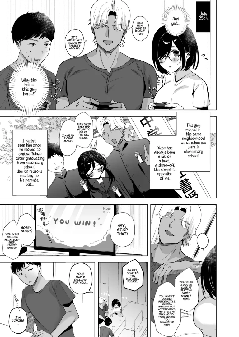 My Plain Girlfriend Is That Guy's Personal Fucktoy For The Summer Break | Ore no Jimi Kanojo wa Natsuyasumi dake Aitsu Senyou no OnaPet porn comic picture 6