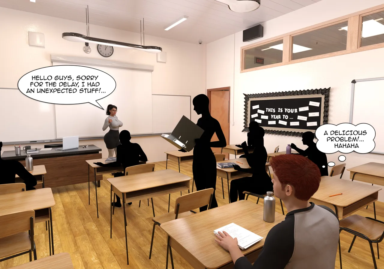 My Teacher is my StepMom porn comic picture 128