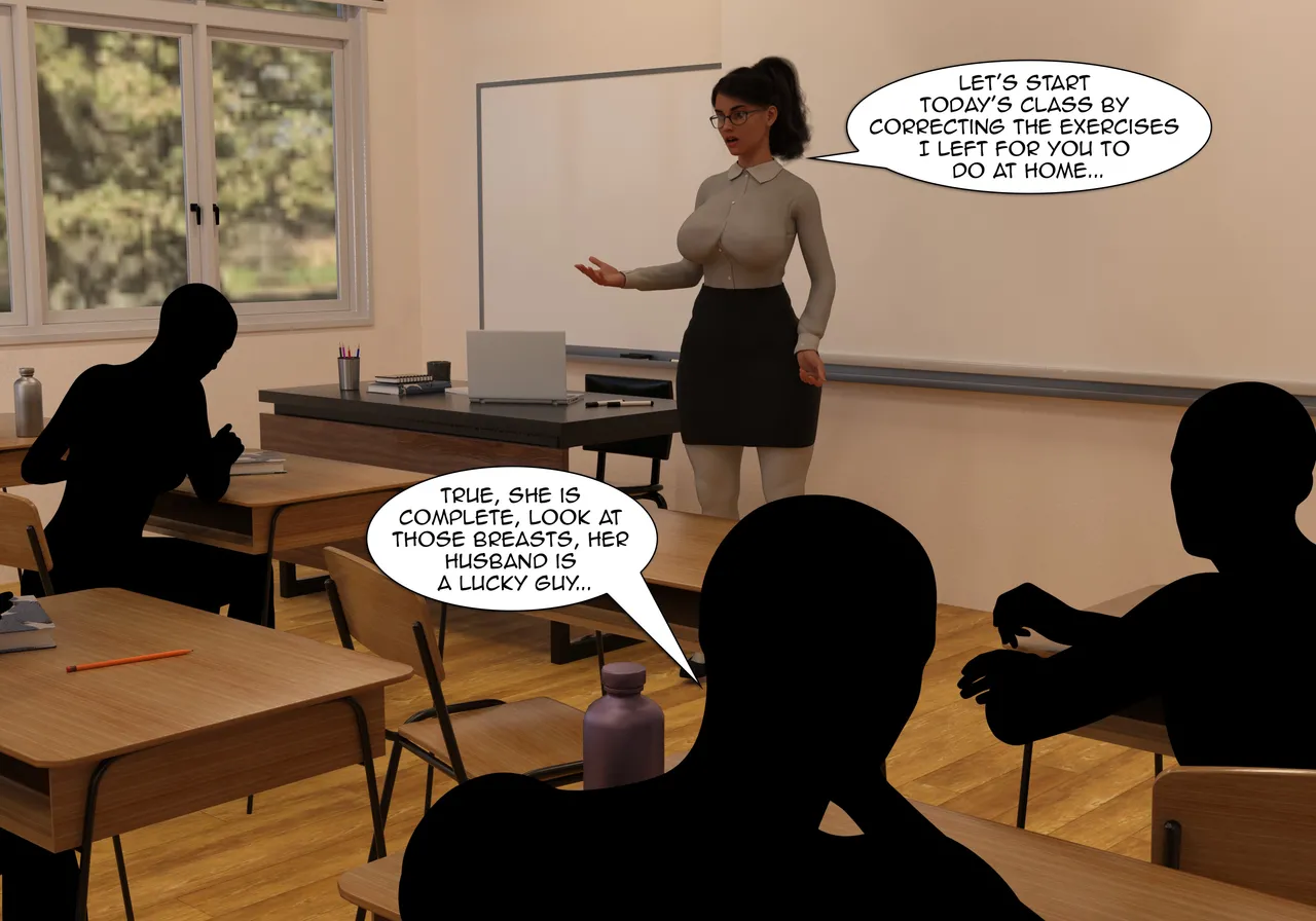 My Teacher is my StepMom porn comic picture 140