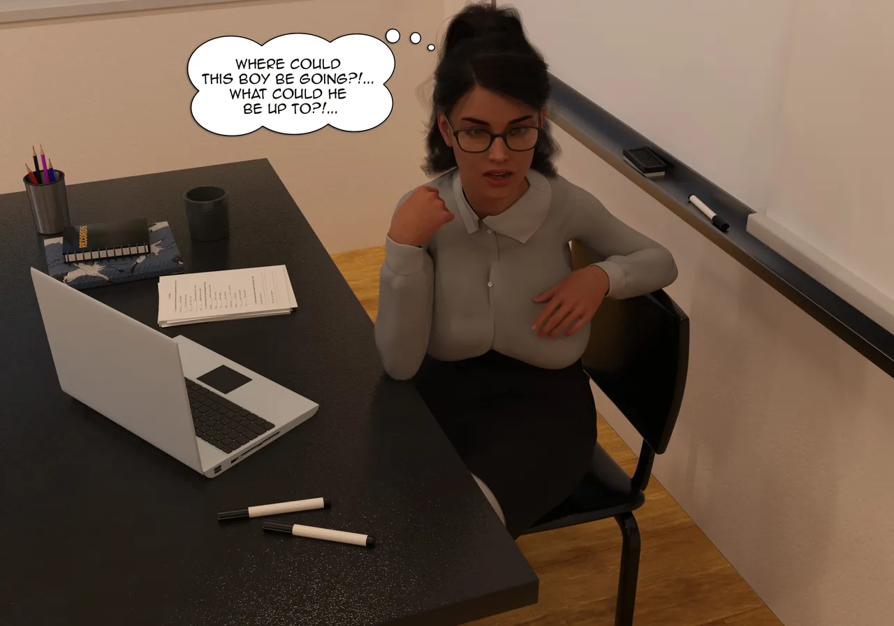 My Teacher is my StepMom porn comic picture 146