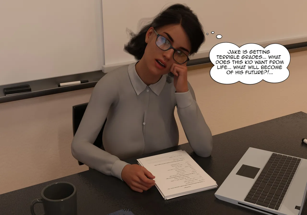 My Teacher is my StepMom porn comic picture 149