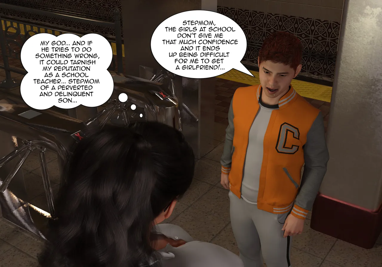 My Teacher is my StepMom porn comic picture 70