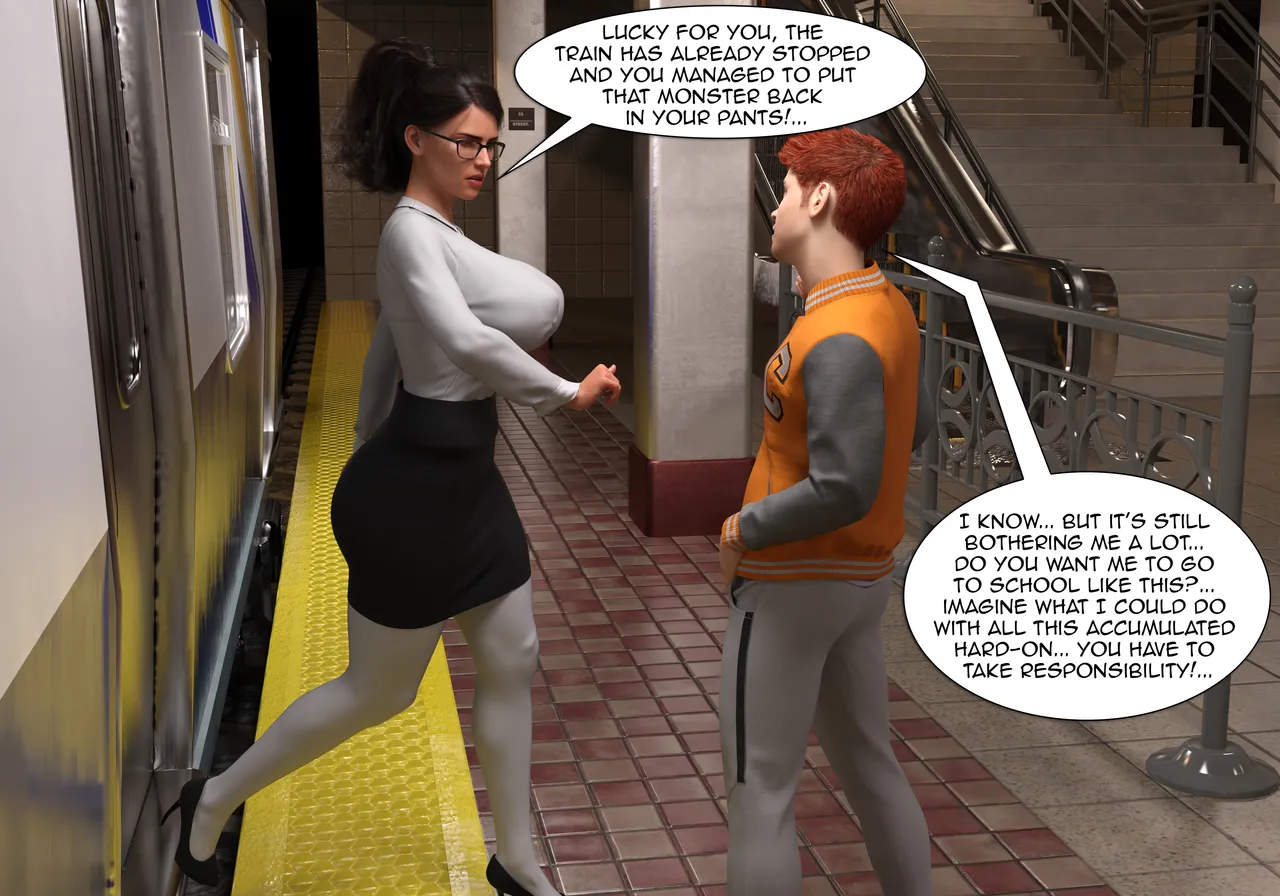 My Teacher is my StepMom porn comic picture 91