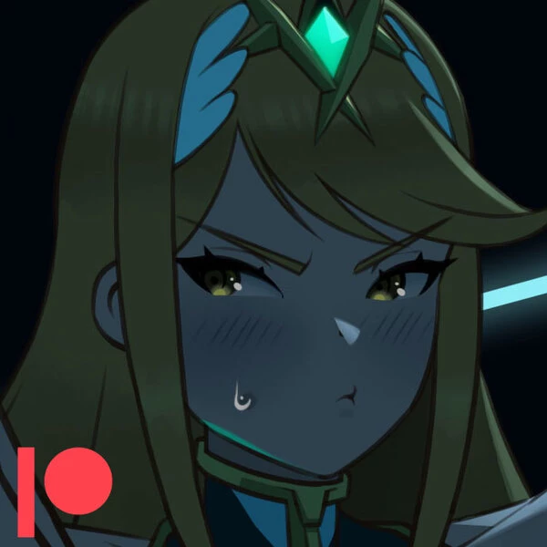 Mythra's footjob porn comic picture 1