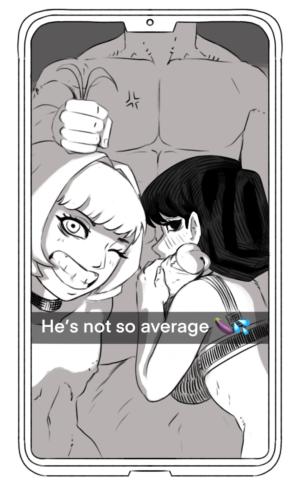 Najimi's late night texts porn comic picture 2