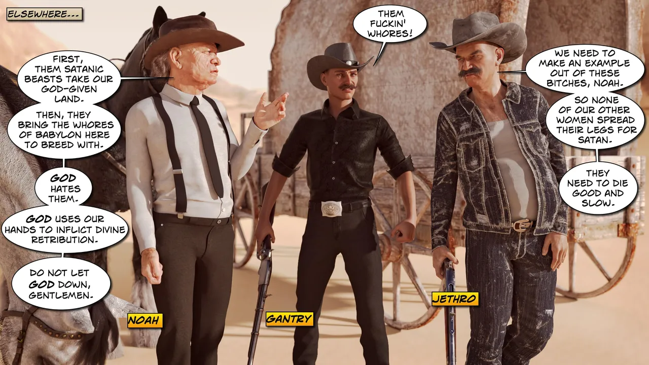 Naked Saddles 2 porn comic picture 58