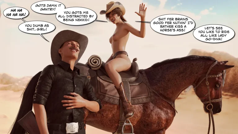 Naked Saddles 2 porn comic picture 65