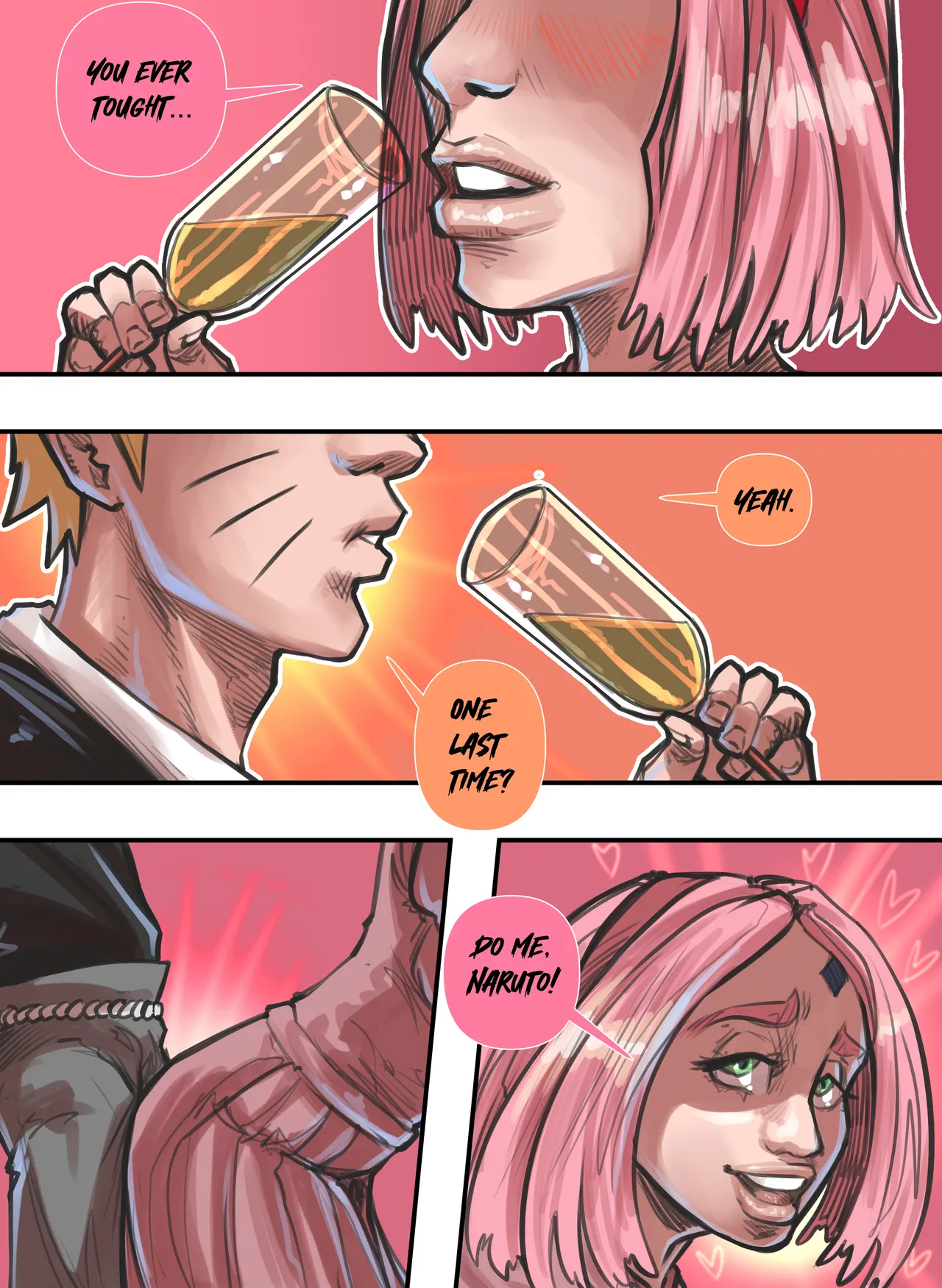 Naruto's Wedding 1-3 porn comic picture 2