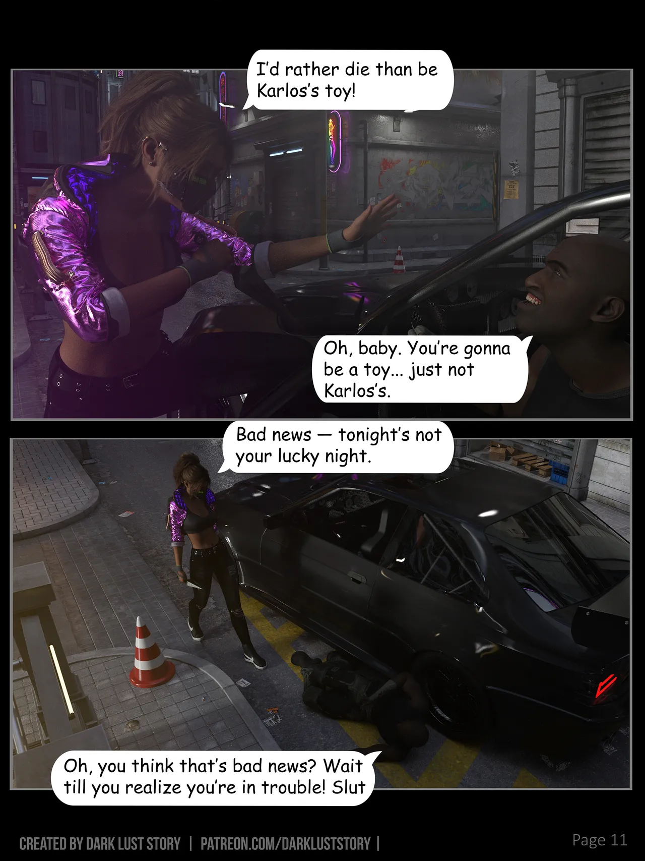Neon Blood 2 The Obedience Protocol porn comic picture 11