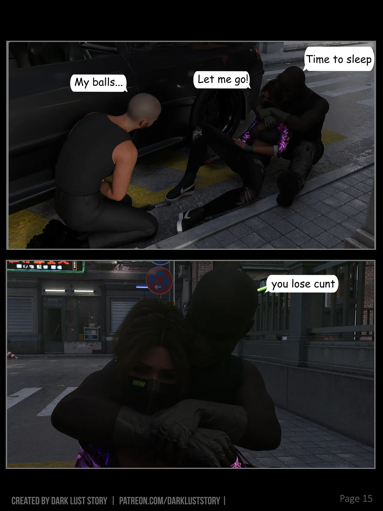 Neon Blood 2 The Obedience Protocol porn comic picture 15