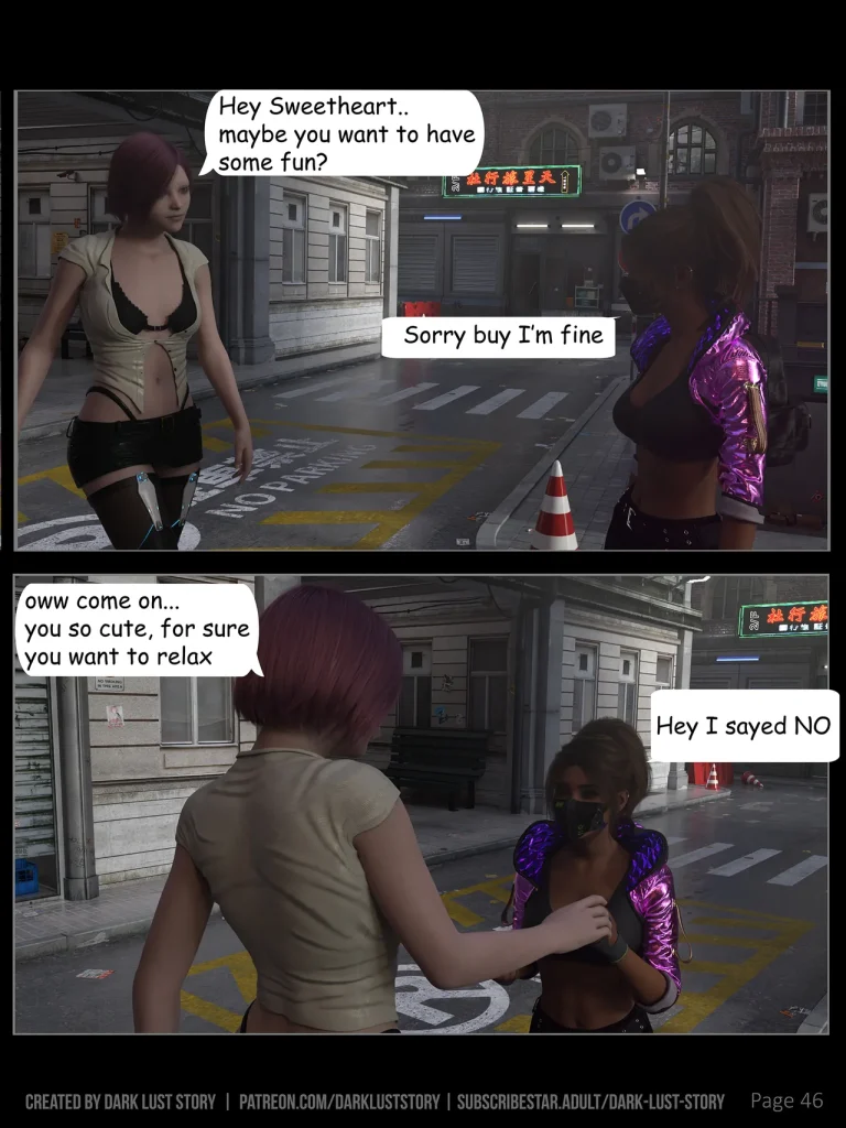 Neon Blood 2 The Obedience Protocol porn comic picture 5