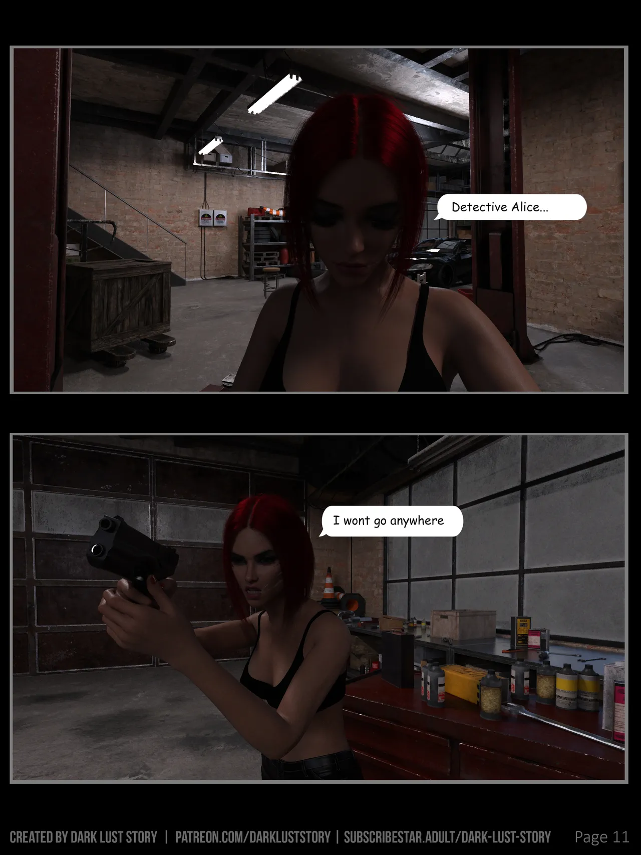 Neon Blood 3 No Way back porn comic picture 11