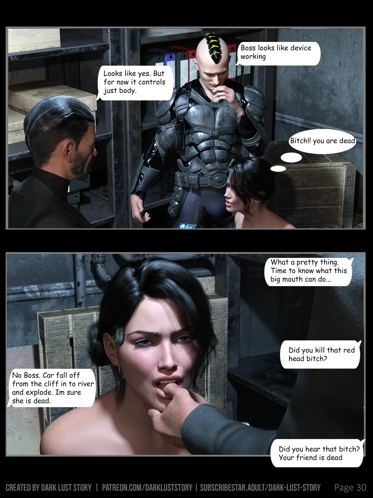 Neon Blood 3 No Way back porn comic picture 30