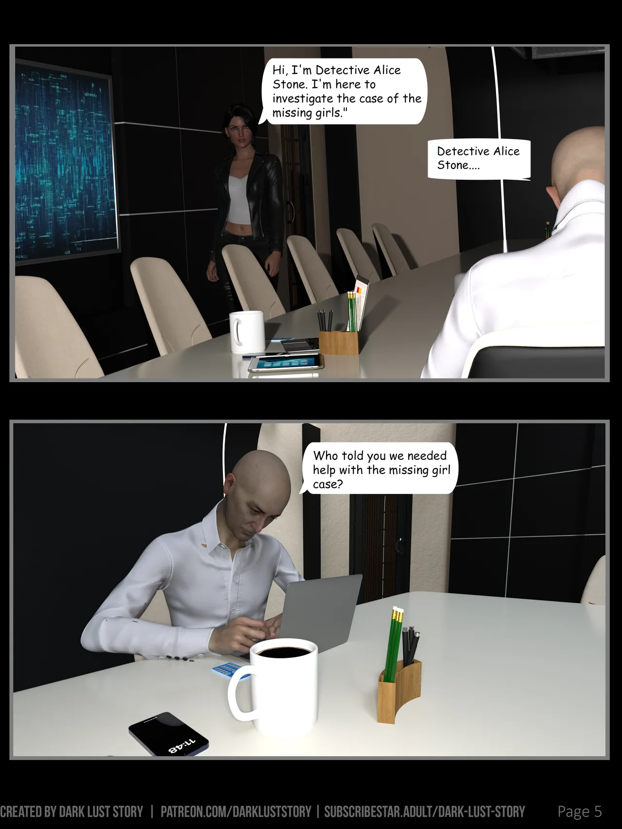 Neon Blood 3 No Way back porn comic picture 5