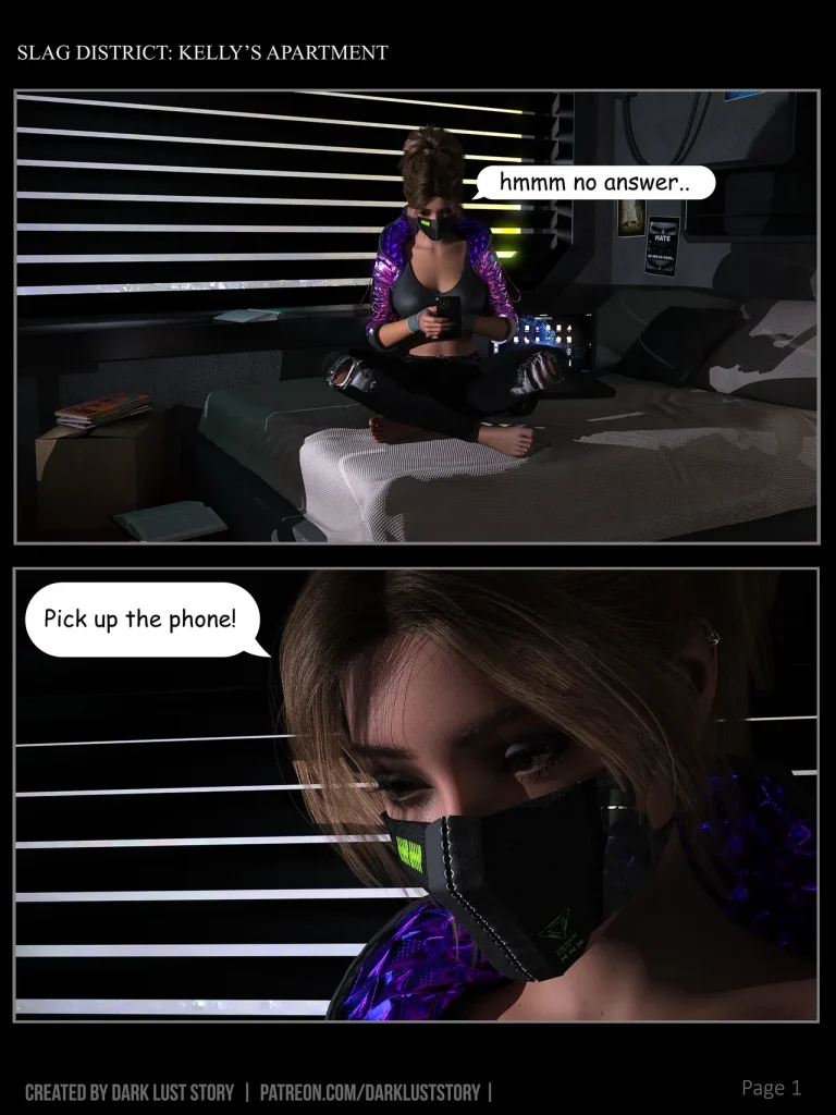 Neon Blood - Episode 1 Blackout porn comic picture 2