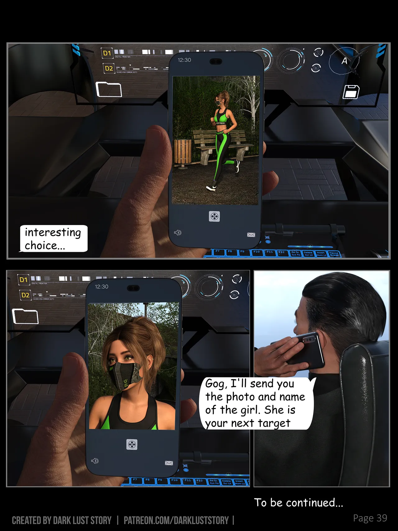 Neon Blood - Episode 1 Blackout porn comic picture 40
