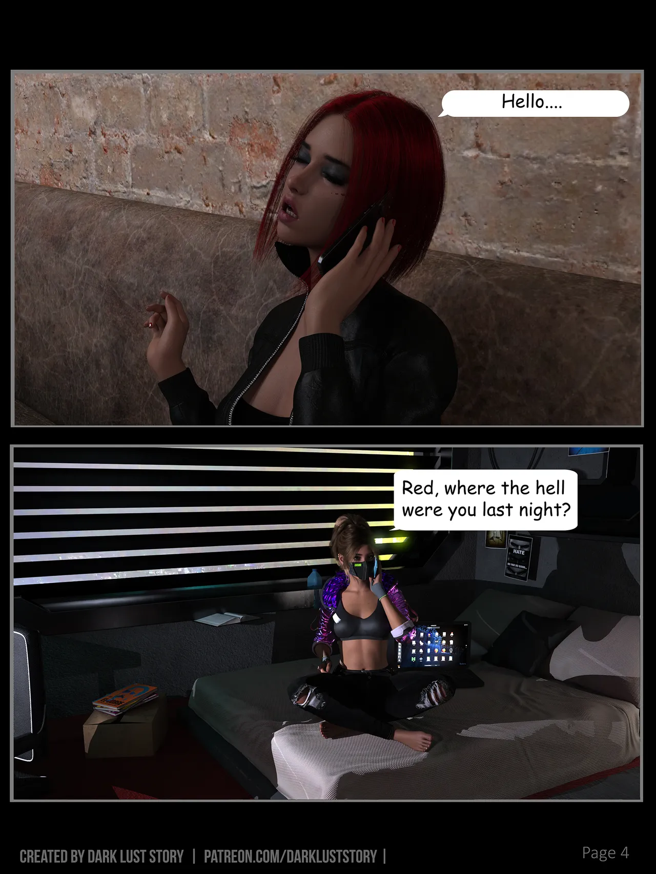 Neon Blood - Episode 1 Blackout porn comic picture 5