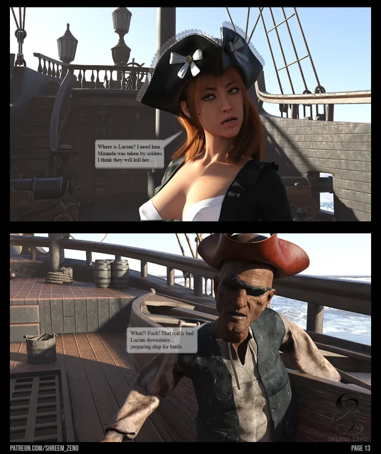 Neon Blood - Pirates porn comic picture 14