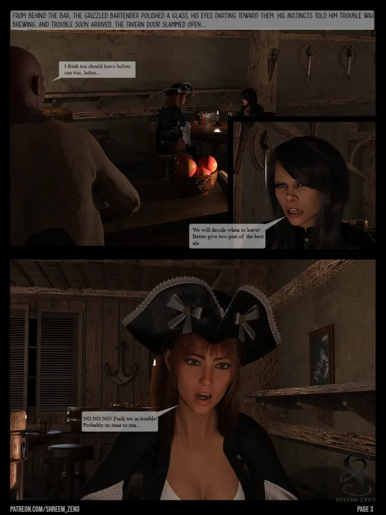 Neon Blood - Pirates porn comic picture 3