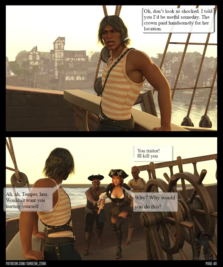 Neon Blood - Pirates porn comic picture 42
