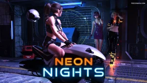 Neon Nights porn comic picture 1
