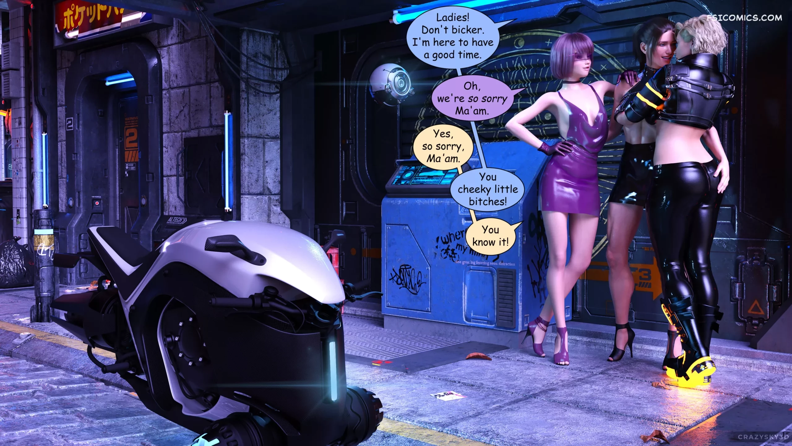 Neon Nights porn comic picture 12
