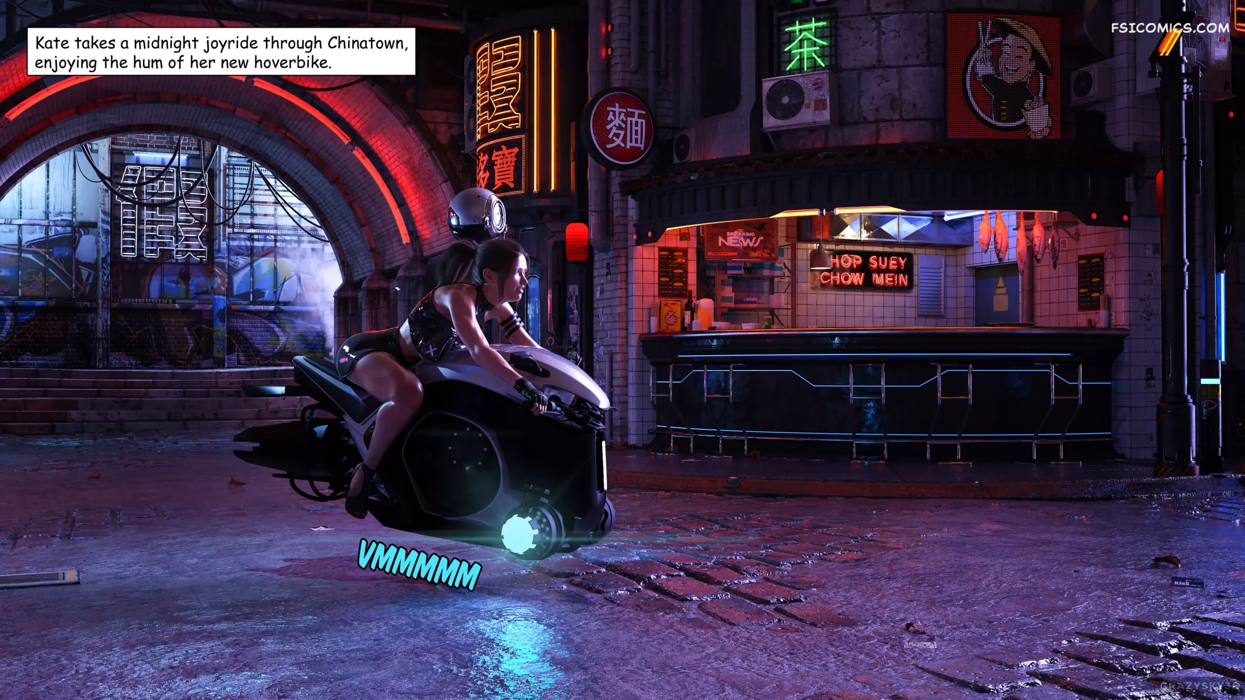 Neon Nights porn comic picture 3
