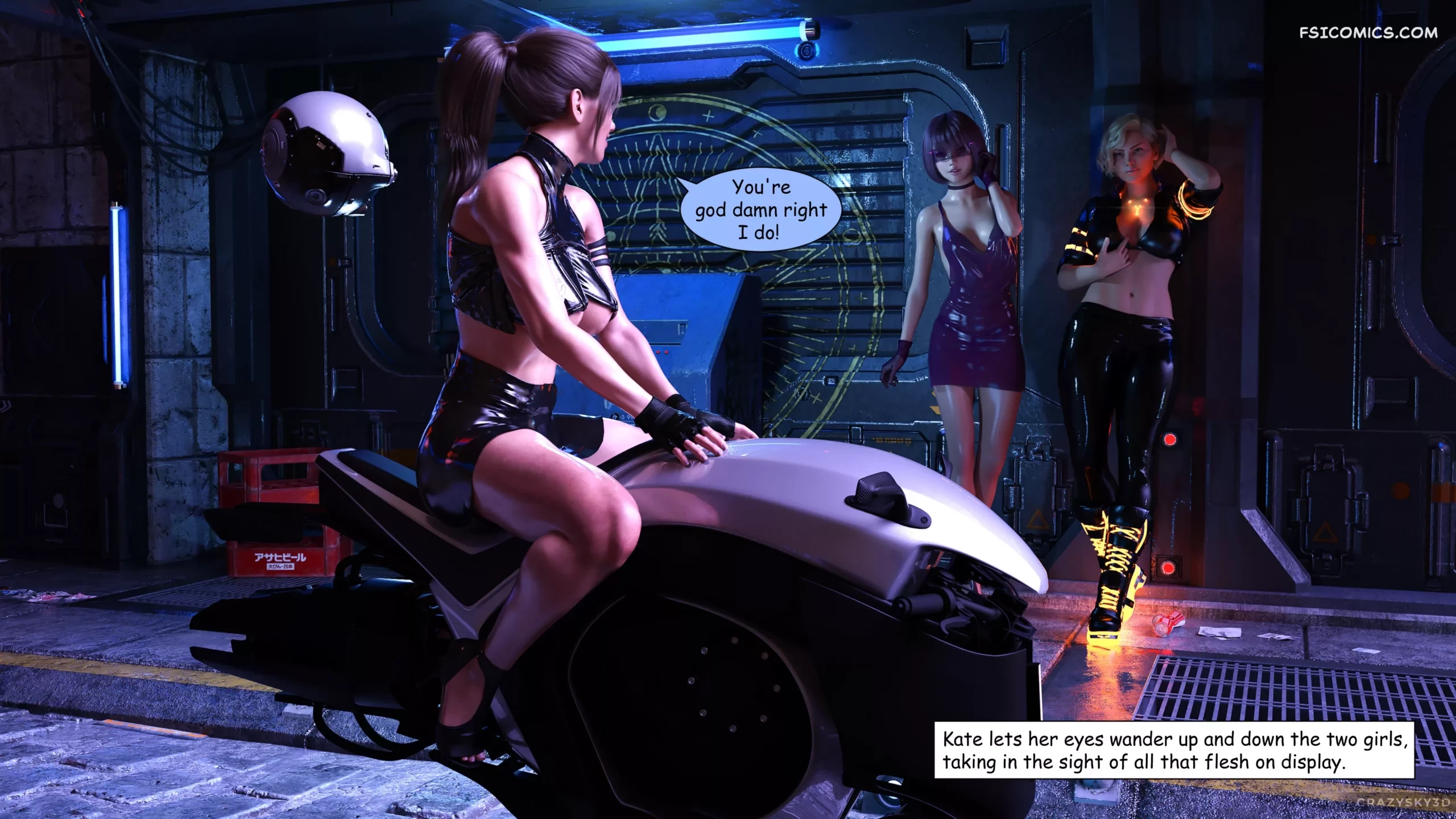 Neon Nights porn comic picture 8