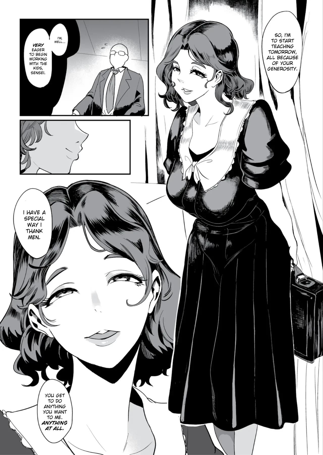 New Teacher's Plan porn comic picture 1