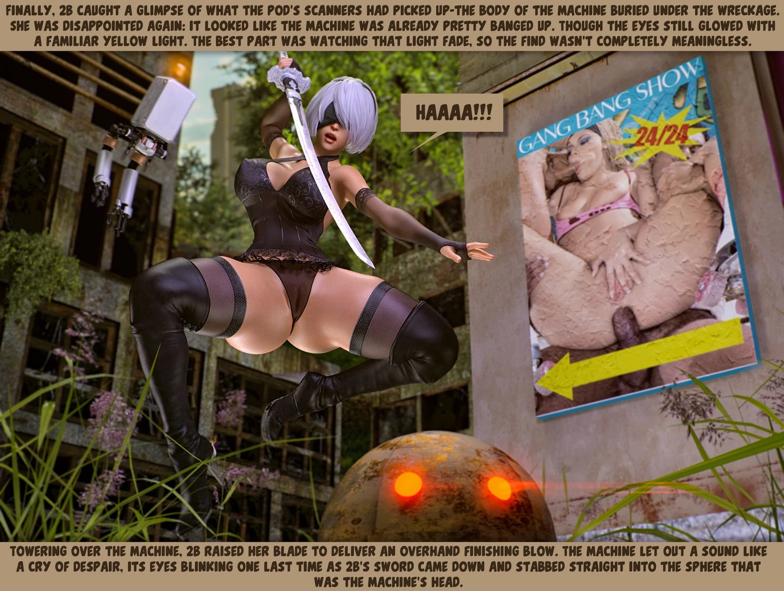 Nier Automata: Yorha's Secret Module porn comic picture 8