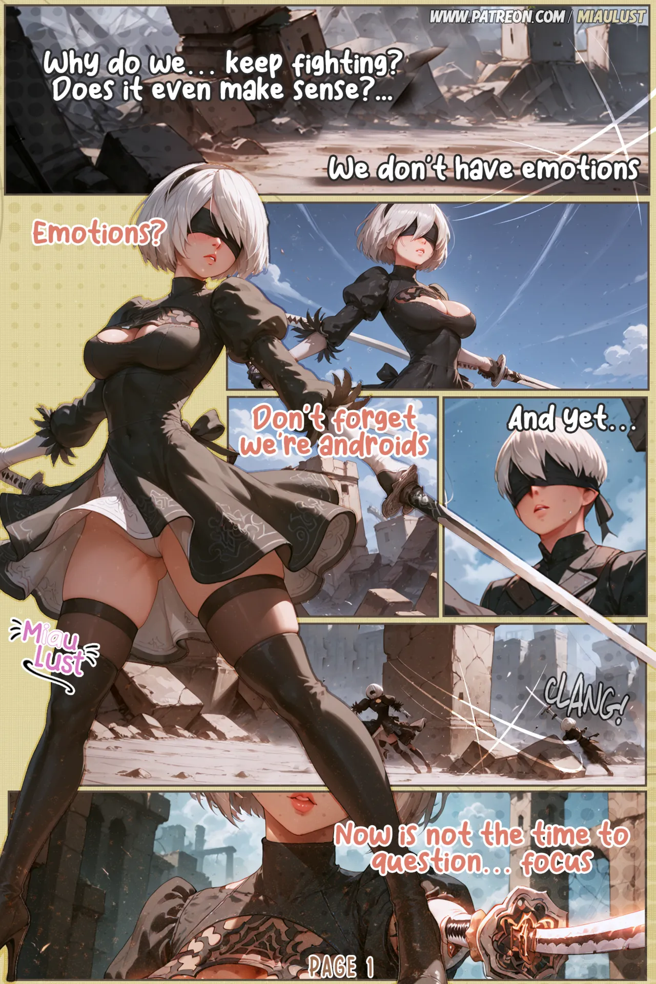 NIer: Sexmata porn comic picture 2