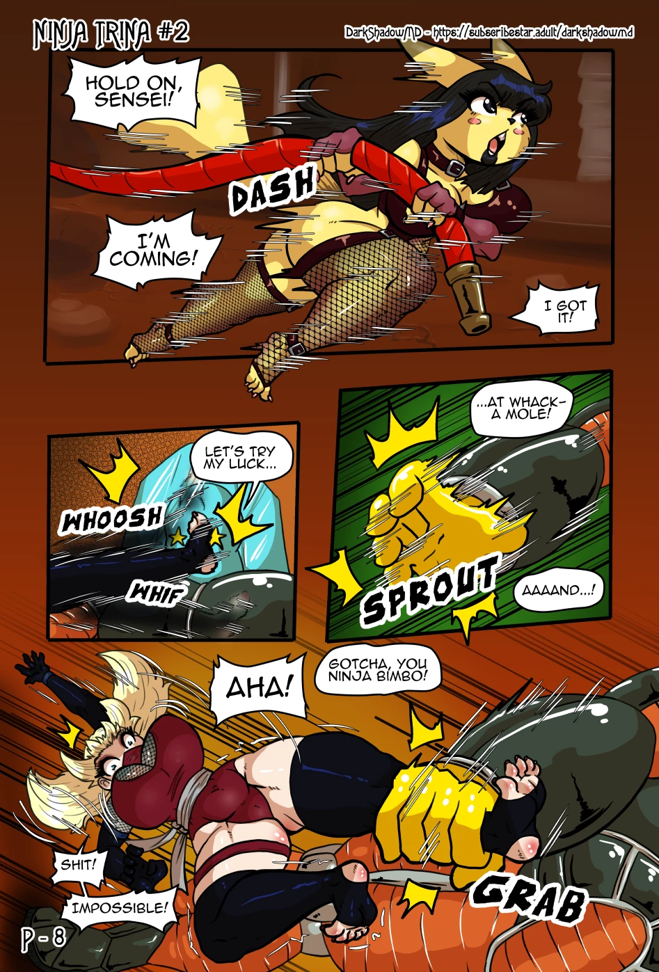 Ninja Trina 2 porn comic picture 10