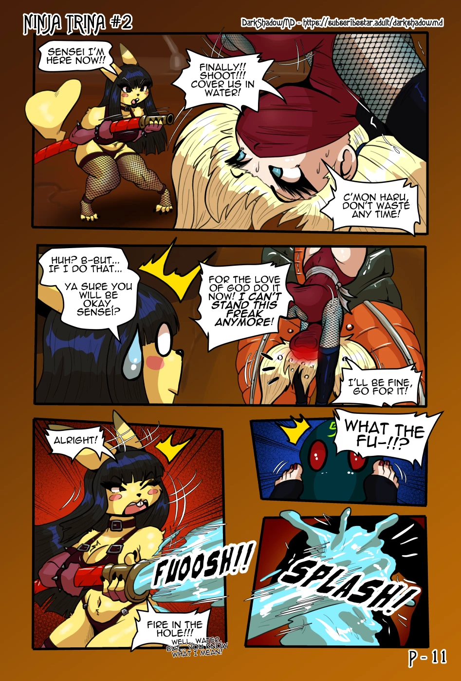 Ninja Trina 2 porn comic picture 13