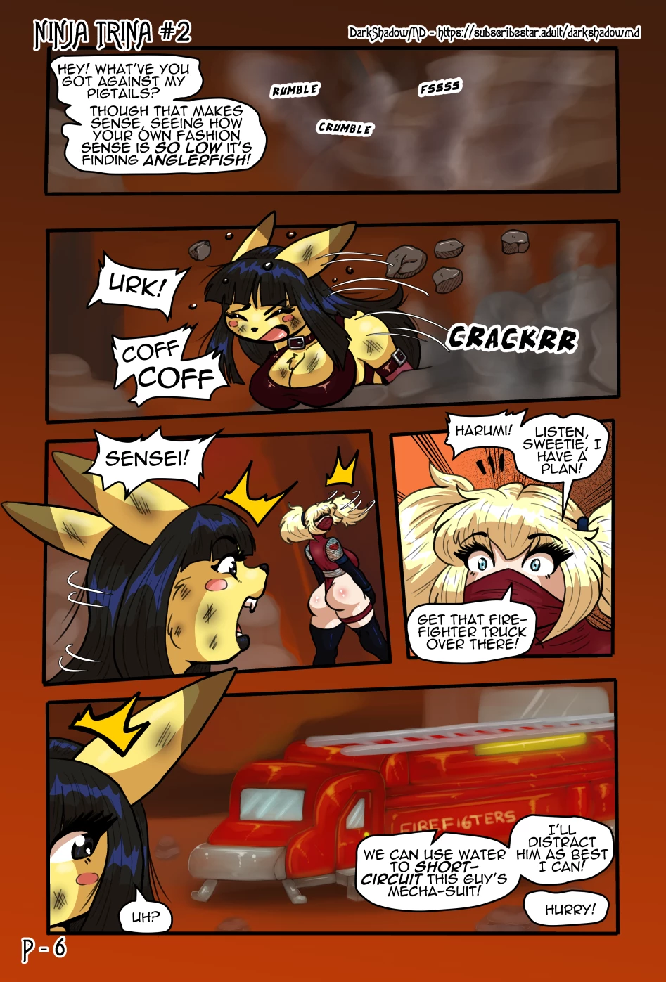 Ninja Trina 2 porn comic picture 8